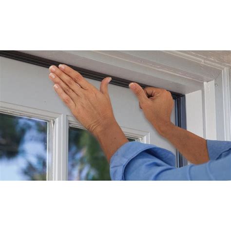 The M-D Premium Rubber Top and Sides Door Seal fits doors with a kerfchannel to protect against drafts, moisture, dust and insects. . Lowes door weatherstrip